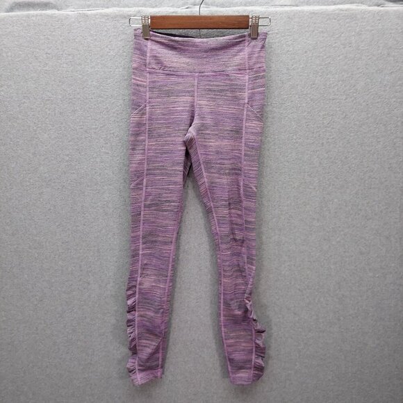 Lululemon Womens High-Rise Leggings With Ruffled Detail Speed Tight IV Leggings - Picture 1 of 4